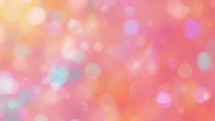Colorful blurred light with bokeh effect