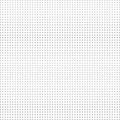 Halftone. Black dots on a white background. A pattern of round black dots of different sizes.