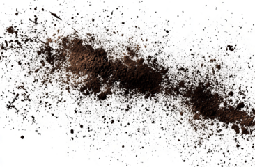 dirt and mud texture on a transparent background