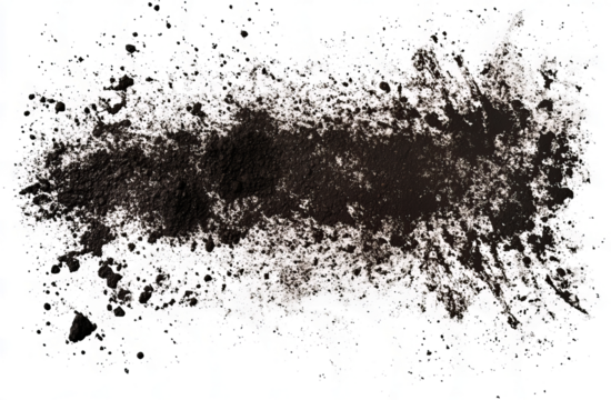 dirt and mud texture on a transparent background