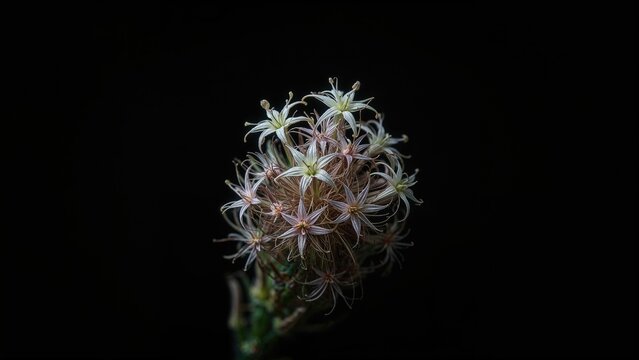 Detailed Shot of Garden-Grown Asparagus Blossoms