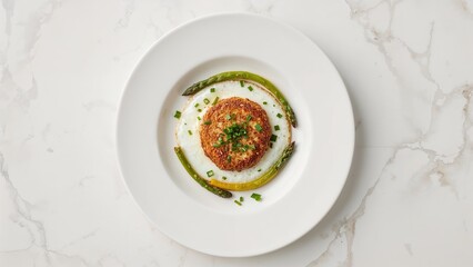 Egg Dish on a Plate for a Nutritious Meal - Food, Restaurant, Cuisine