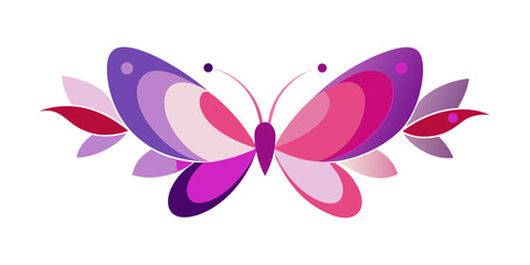 butterfly on a white background