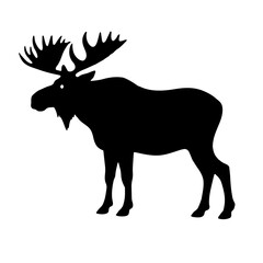 deer silhouette vector