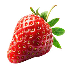 Close-up of a single, fresh strawberry (3)