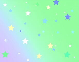 Colorful Star Pastel Background