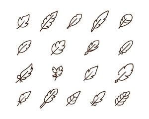 feather icon set