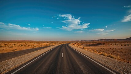 Naklejka premium Barren desert setting