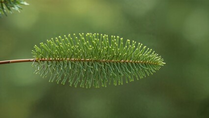 Fototapeta premium Leaf structure of a pine family tree