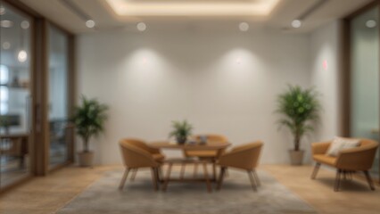 Fototapeta premium Blurred professional environment setting