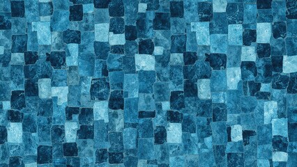 Construction-Inspired Blue Wall Design