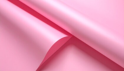 Pink paper folds. Abstract design