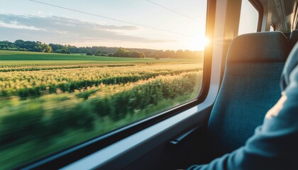 Peaceful Journey by Train