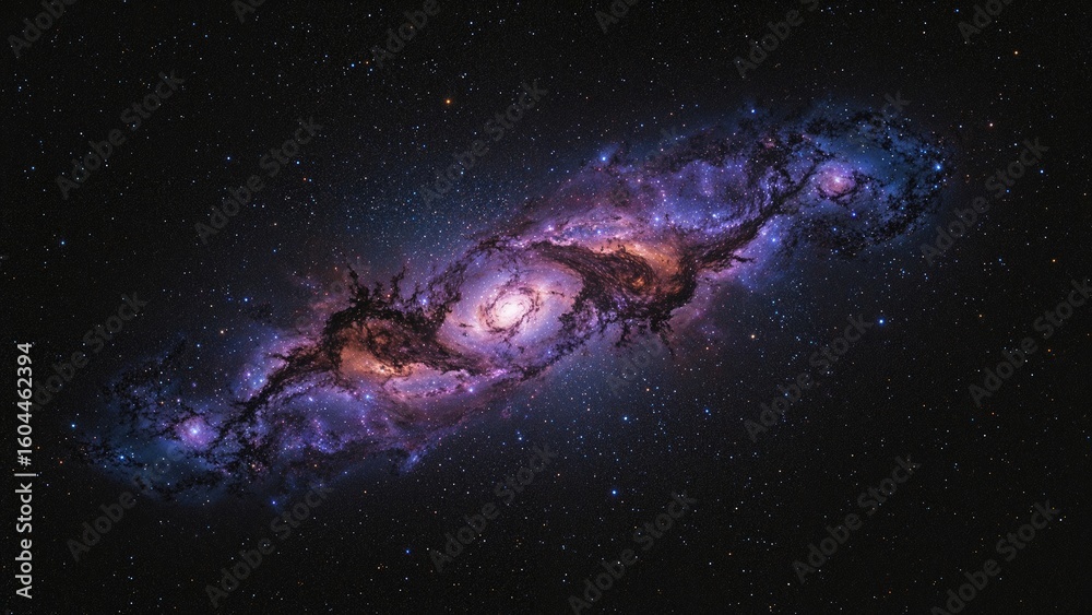 Poster unique nebula pattern creation