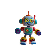 funny cartoon robot