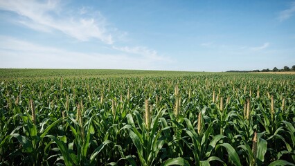 Irregularly sized corn cobs