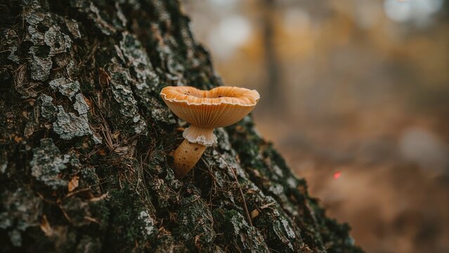 Tree hosting Gymnopilus penetrans, a widespread rustgill fungus