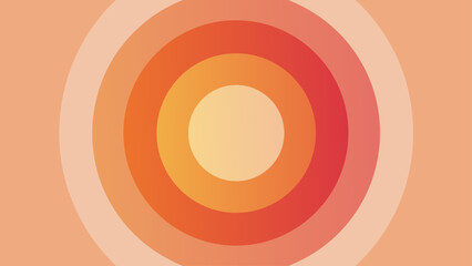 gradient circle pattern coral peach