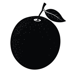 Nutritionist element isolated orange on white background