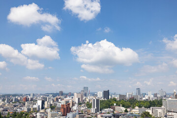 都市風景　仙台市（宮城野原駅付近から）
