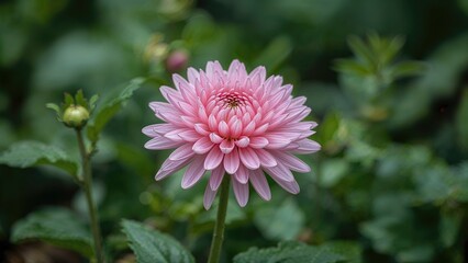 Detailed view of vibrant pink chrysanthemum flowers