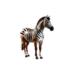 Fototapeta premium zebra isolated 