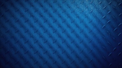 Macro shot of corrugated blue steel background