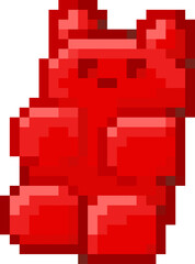 Pixel Jelly Bear
