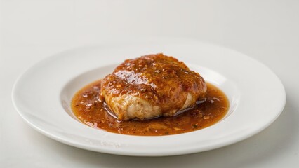 Dish Featuring Chicken and Sauce