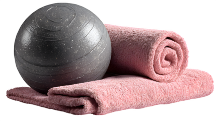 Adorable pink wool baby booties with knitted cuffs, clean layout and shadows, front view, isolated on transparent background