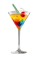 Colorful cocktail