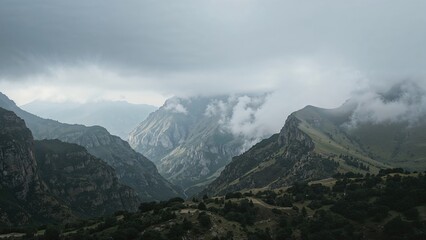Brooding Weather Enhancing Natural Vistas