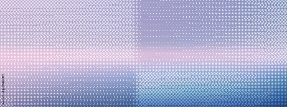 Poster pixel mosaic background with abstract square pattern. gradation effect from purple to blue. halftone