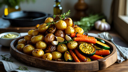 roasted potatoes with vegetables 3