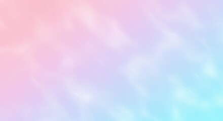 Pastellfarben sanft verlaufend zartes Wolkenspiel weiches Licht. AI Generated
