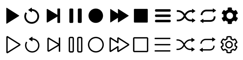 Player button. Media Player button