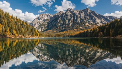 Obraz premium Scenic autumn views in mountainous natural parks, a top choice for photography enthusiasts