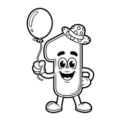 Naklejka premium cartoon character chef