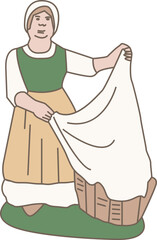 Santon de Provence Lavendi&egrave;re