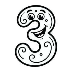 Obraz premium vector illustration of a cartoon snake