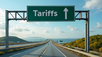 Strategic highway signage with free trade debate