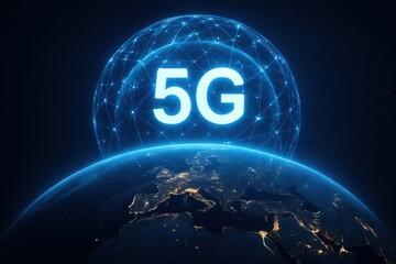 Global 5g network technology connecting the world with digital communication