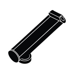 Tattoo artist element isolated cartridge grip on white background