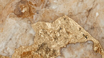 Agate crystal natural stone featuring gold leaf, perfect for decorative home surfaces