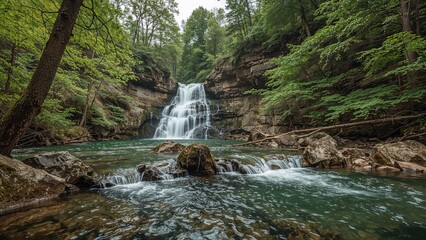 Trifold Waterfall