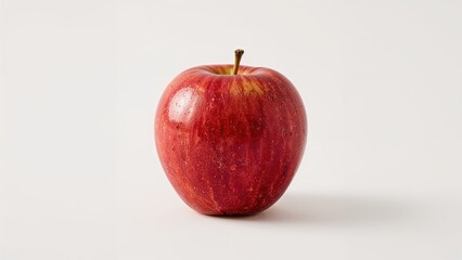 Crimson fruit displayed on a white surface