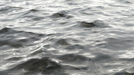 Obraz premium Abstract background featuring river waves in long exposure