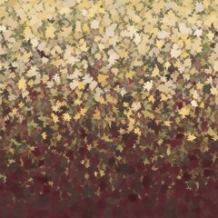 Abstract autumnal background with a gradient of warm golds, greens, and deep reds, perfect for fall-themed designs and projects.