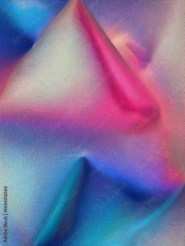 Poster abstract colorful wave pattern with smooth gradients and dynamic texture in vibrant shades of blue, 