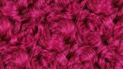 Fototapeta premium Detailed view of artificial hair fibers